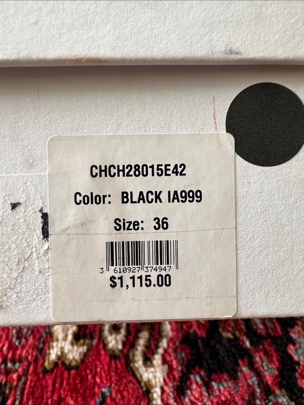 Chloe Black Leather Lace-Up Ankle Boots with Gold Eyelets - Picture 10 of 10